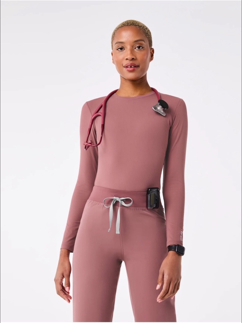 FIGS Palmer Ribbed Long-Sleeve Underscrub